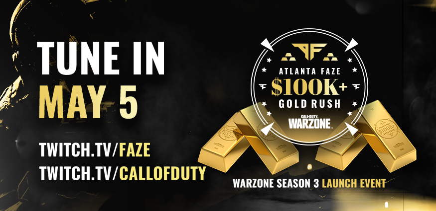 Boom Tv Faze Clan S 100 000 Gold Rush Tournament